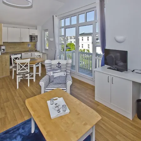 Apartamento Meeresblick Residenzen Ferienwohnung 48 Mit Sauna- Und Schwimmbadnutzung Im Ahoi Sellin Goehren (Ruegen)