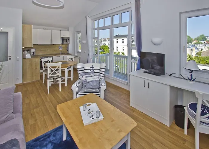 아파트 Meeresblick Residenzen 48 Mit Sauna- Und Schwimmbadnutzung Im Ahoi Sellin 괴렌